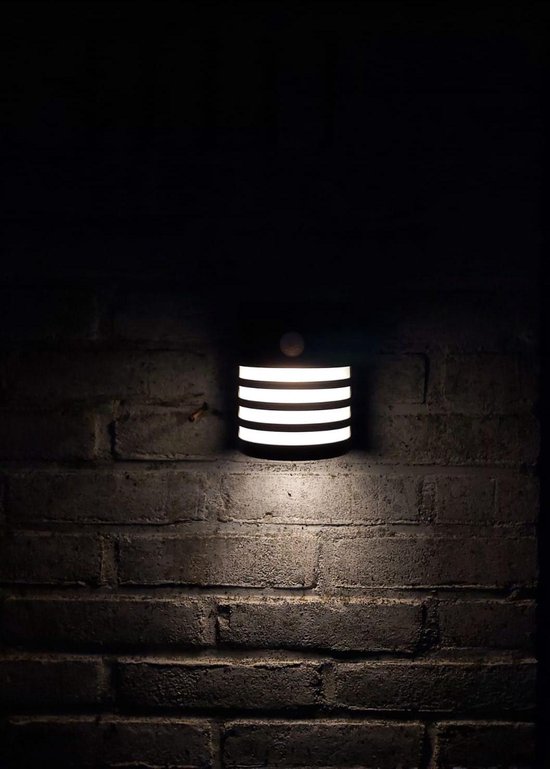 Solar Wall sensor light - Solar wandlamp - Led verlichting bij de voordeur-...  | bol.com