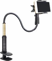 Trendfield Telefoon Houder Tafelklem met Buigbare & Flexibele Arm - Tablet & Smartphone Houder - iPad Standaard - iPhone Statief