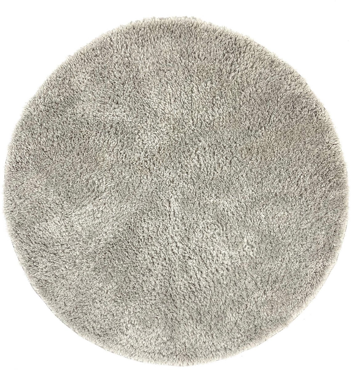 Lucy's Living Luxe badmat FUA Grey– Ø70 cm - grijs – rond - badkamer mat - badmatten - badtextiel - wonen – accessoires