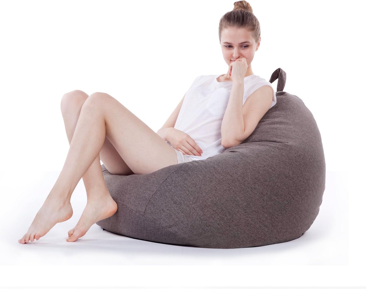 Lumaland Sitzsack Comfort Line | Indoor Beanbag 100x120x50cm mit mehr als 2,4 Mio. anpassbaren EPS-Perlen | Weiches & Komfortables Bodenkissen | Sessel für Kinder & Erwachsene | 315 L Dunkelgrau Lumaland Sitzsack Comfort Line | Indoor Beanbag 100x120x50cm mit mehr als 2,4 Mio. anpassbaren EPS-Perlen | Weiches & Komfortables Bodenkissen | Sessel für Kinder & Erwachsene | 315 L Dunkelgrau