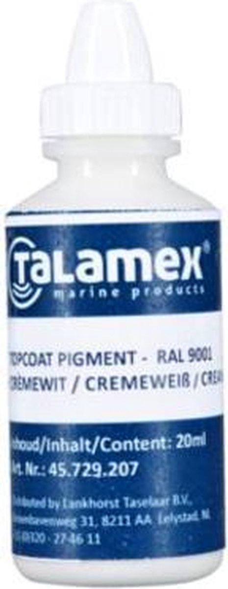Topcoat Pigment CrèmeWit - Talamex