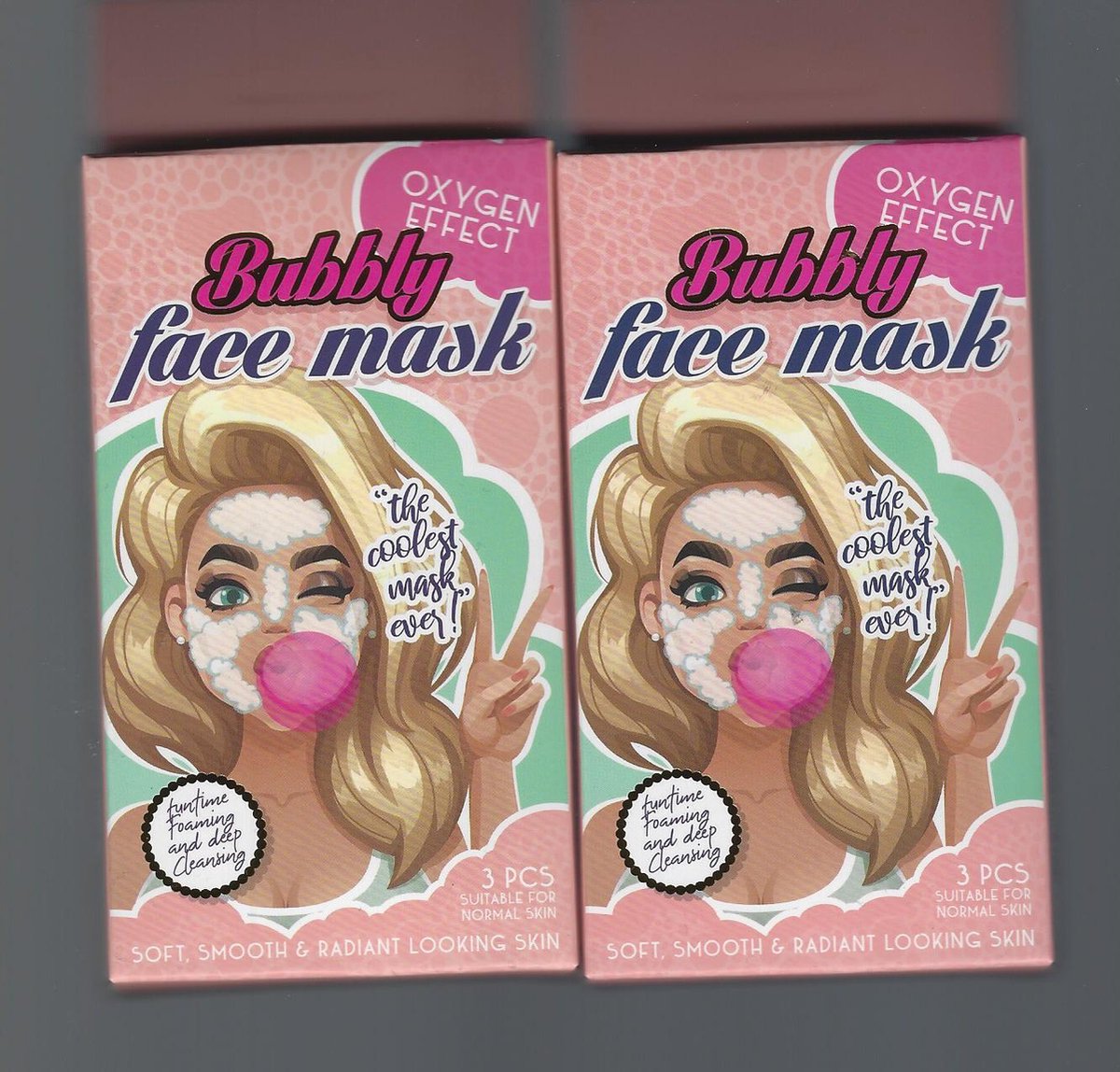 Bubbly Face Mask | 6 stuks / 6 Satches | Foaming And Deep Cleansing | Voor Alle Huid Types - Merkloos