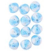 Nettoyant à peluches pour boules de lavage Lifetime Clean Bleu / blanc 12 pièces
