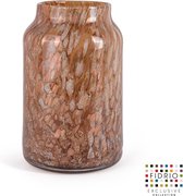 Vase design Bloom - Fidrio GOLD - verre, soufflé bouche - hauteur 30 cm