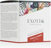 Exotiq Massagekaars Vanille Amber – Massagekaars voor een Ontspannende Massage met Vanille- en Ambergeur – Zachte en Warme Massageolie – 60 gram