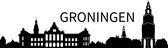 Groningen Skyline Muursticker