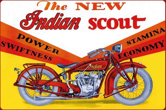 Wandbord - The New Indian Scout