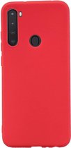 Samsung Galaxy A21 Hoesje Rood - Siliconen Back Cover