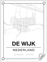 Tuinposter DE WIJK (Nederland) - 60x80cm