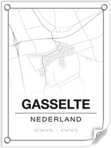 Tuinposter GASSELTE (Nederland) - 60x80cm