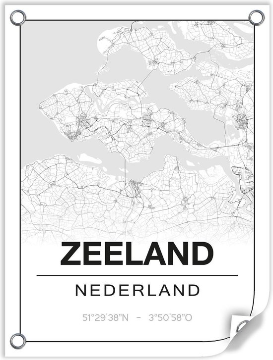 Tuinposter ZEELAND (Nederland) - 60x80cm