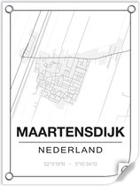 Tuinposter MAARTENSDIJK (Nederland) - 60x80cm