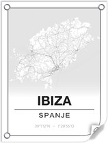 Tuinposter IBIZA (Spanje) - 60x80cm