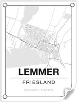 Tuinposter LEMMER (Friesland) - 60x80cm