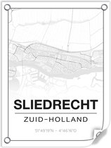 Tuinposter SLIEDRECHT (Zuid-Holland) - 60x80cm