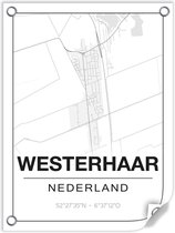 Tuinposter WESTERHAAR (Nederland) - 60x80cm