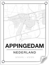Tuinposter APPINGEDAM (Nederland) - 60x80cm