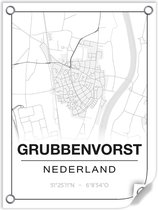 Tuinposter GRUBBENVORST (Nederland) - 60x80cm