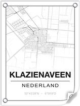 Tuinposter KLAZIENAVEEN (Nederland) - 60x80cm