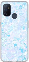 Smartphonebooster Telefoonhoesje - Back Cover - Geschikt Voor Oneplus Nord N100 - Blue En Blue