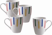Mokkenset Benetton Po Porselein Bone China 360 ml (4 uds)
