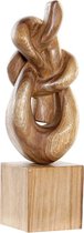 Decoratieve figuren DKD Home Decor Hout Abstract Natuurlijk (9 x 9 x 32 cm)