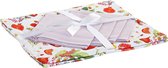 Placemat en servetten DKD Home Decor Tropisch Katoen (150 x 150 x 0.5 cm) (5 pcs)