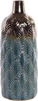 Vaas DKD Home Decor Dark Tropical Porselein Tropisch (16 x 16 x 42 cm)