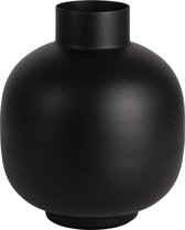 Gusta vaas metaal zwart - Vazen - metaal - Ø 17 centimeter x 20 centimeter