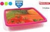 Vierkante lunchbox 4L Privilege - Geassorteerde kleuren