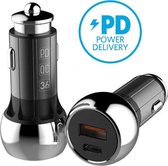 Autolader met USB type C poort - 36W - Universeel