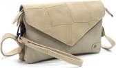 Sand schoudertasje clutch crossbodytasje | Cannes