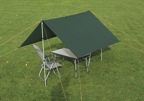 Eurotrail Tarp 3 50% Uv Bescherming 300 X 300 Cm Polyester Groen van Eurotrail — afbeelding 3