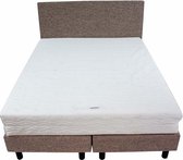 Bedworld Boxspring 180x210 - Stevig - Waterafstotend grof - Grijs (P16)