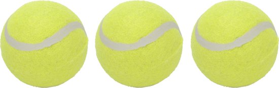 9x stuks tennisballen 6 cm - Buitenspeelgoed - Tennissen