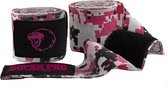 Super Pro Combat Gear Bandages Camo Roze/Zwart/Wit 250cm