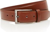 Nette Pantalon riem cognac maat 115 - Totale lengte riem 130 cm