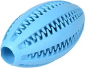 Flamingo Rubber Dental Rugby Bal 11Cm - Blauw