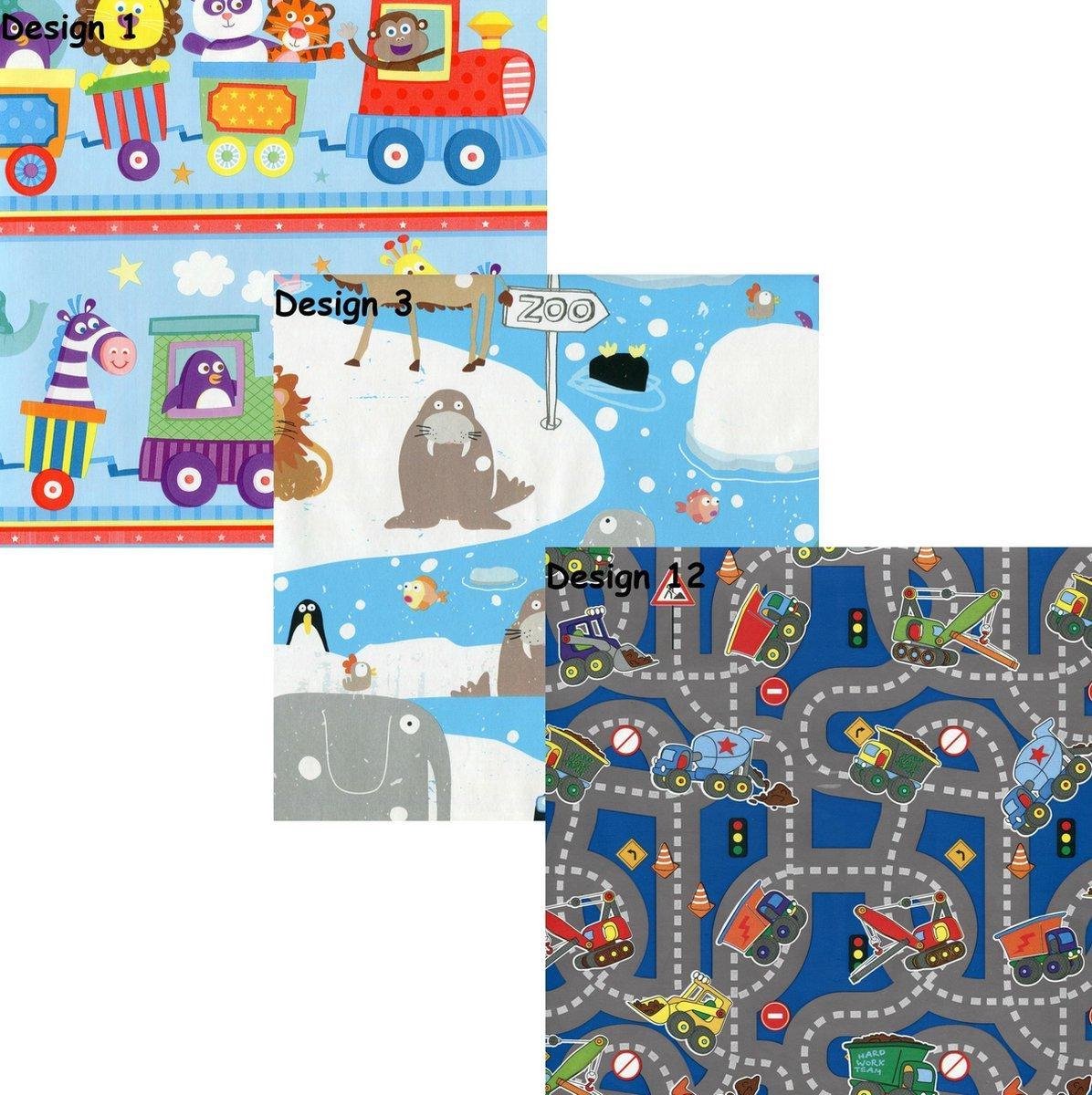 Friese vlag cadeaupapier 50 cm breed met Fries volkslied Friese vlag cadeaupapier 50 cm breed met Fries volkslied