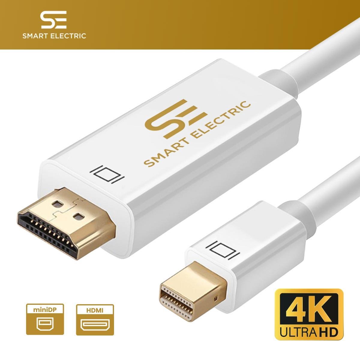 Thunderbolt Display Port DP naar HDMI Adapter Kabel / Adapter / Converter - Hoge Kwaliteit - Voor Apple / Mac / Macbook ( Pro ) – 1.8 meter - Hescom