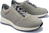Mephisto DOYLE Comfortabele heren sneaker - Lichtgrijs - Maat 47.5
