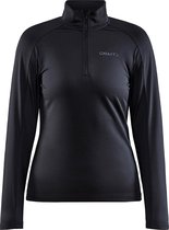 Craft Core Gain Skipully - Korte Rits - Midlayer - Wintersport -  Zwart Dames - Maat S