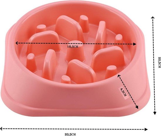 Whnbuij Puzzel Slow Feeder Toys - Interactieve voerbak Hondentraining Slow Feeder | Mentale voedseldispenser verrijking anti-slip puzzelspeelgoed voor honden