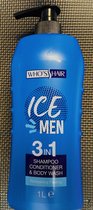 Ice men shampoo, conditioner & body wash