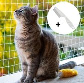 Luxese - Kattennet - Kattennet voor Balkon - Veiligheidsnet - 300x800CM - Met 1 Gratis Kattenkam