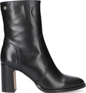 Notre-V An282 Enkellaarsjes - Enkelboots met rits - Dames - Zwart - Maat 38
