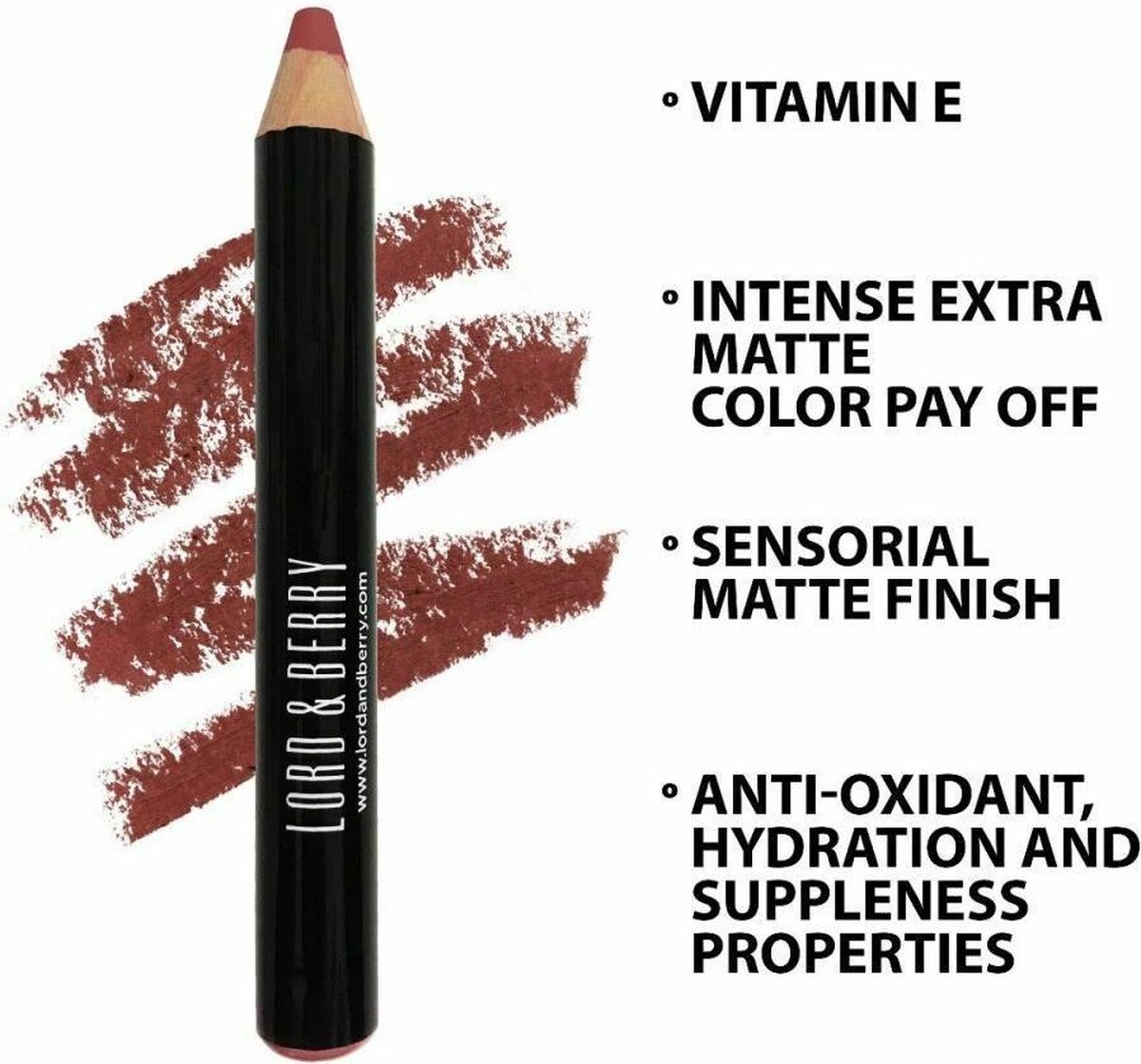 Lord & Berry - 20100 Maximatte Crayon Lipstick - color intimacy