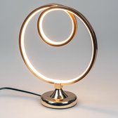 AL - Ronde LED Lamp - Goud - 32 cm