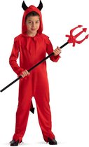 Carnival Toys Verkleedpak Devil junior Textiel Rood Maat 126