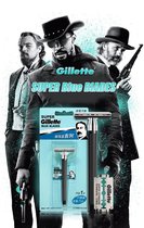 Super Gillette Blue blades Double Edge Safety Razor